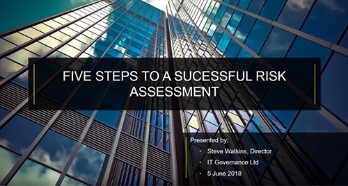 Five steps to a successful ISO 27001 risk assessment