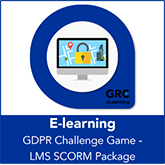 GDPR Challenge E-learning Game – LMS SCORM Package