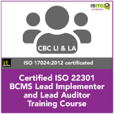 Certified ISO 22301 BCMS Lead Implementer and Lead Auditor Combination Training Course