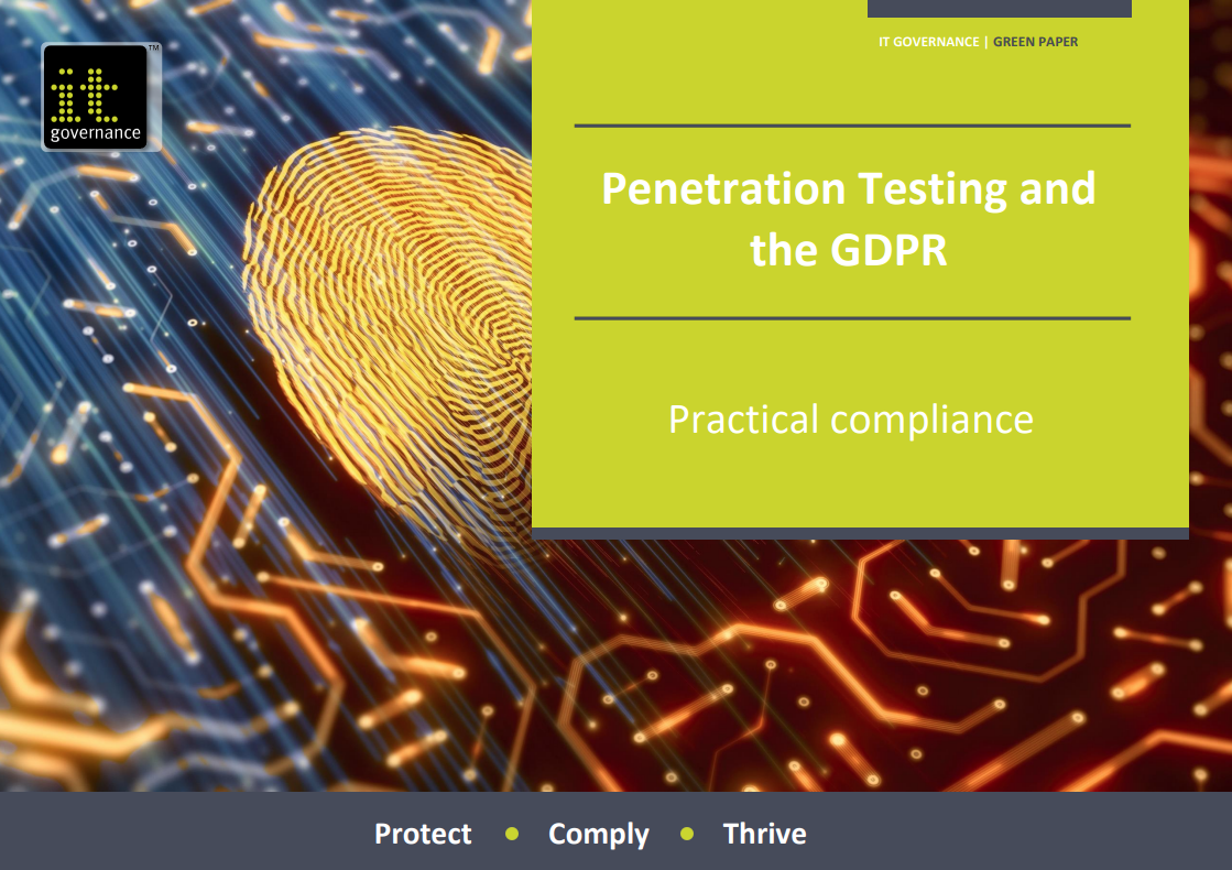Penetration Testing and the GDPR – Practical compliance 