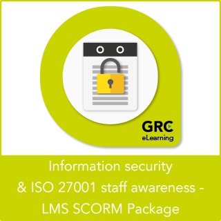 Infosec & ISO 27001 staff awareness – LMS SCORM Package